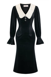 Abigail Velvet Midi Dress